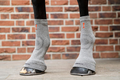 Hoof Socks Black & grey - beenbescherming
